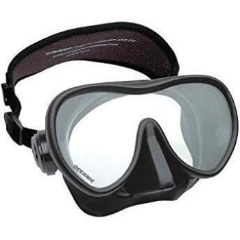 OceanPro Mini Shadow Mask, Black/Black with Neo Strap