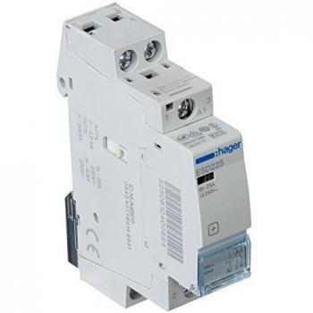 Contactor Modular Hager 25A 24V AC 2NO ESD225