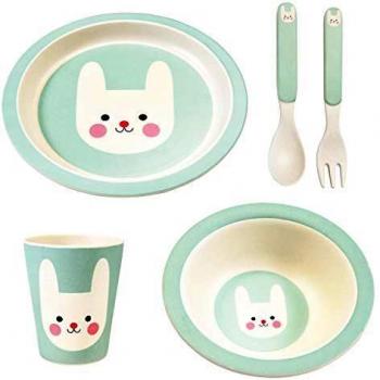 Vajilla Bunny infantil Tableware Bamboo