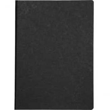 Libreta Age-Bag Tapa Cartulina Lomo Cosido Cuadro 5 mm 96 Hojas Color Negro A4 (210x297 mm)