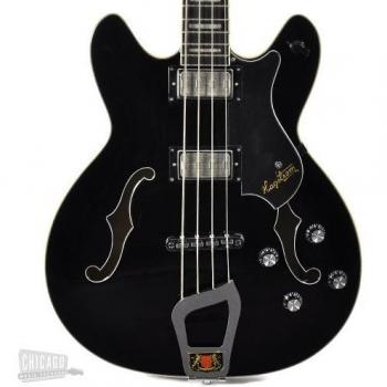 Hagstrom Viking Black Electric Bass Guitar