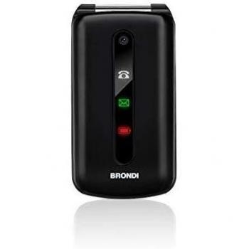 Brondi President 7,62 cm (3) 130 g Negro Característica del teléfono - Teléfono móvil (Concha, SIM doble, 7,62 cm (3), 1,3 MP, 800 mAh, Negro)