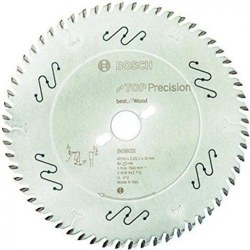 Bosch 2 608 642 112 - Hoja de sierra circular Top Precision Best for Wood - 250 x 30 x 3,2 mm, 60