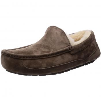 UGG Ascot Zapatillas de estar por casa Hombre, Café, 42 EU