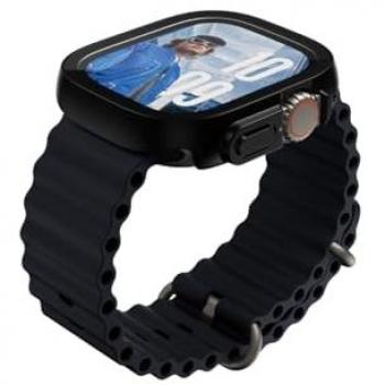 Protector de Pantalla y Funda Completa Slim Negra para Apple Watch Ultra 2 - PanzerGlass