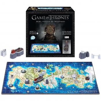 Rompecabezas 4D Mini Ciudad Juego de Tronos Westeros - 350 Piezas