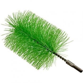 FBK 10778-5 Cepillo Limpia Tubería para Enroscar a Cable, 80 x 100 x 160 mm, Verde