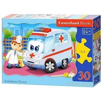Puzzle Castorland Ambulancia Doctor 30 Piezas