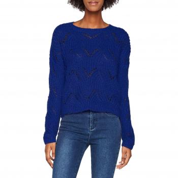 ONLY NOS Onlhavana L/s Pullover Knt Noos, suéter para Mujer, Azul