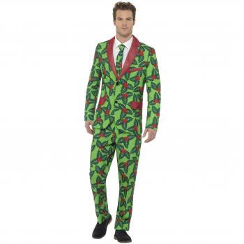 Traje Divertido de Baya de Acebo para Hombre - Talla XL
