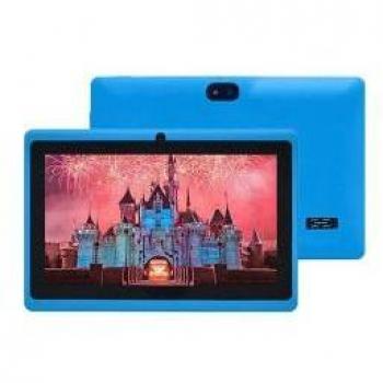 Tablet Q75X Pro, Azul, 8 GB, 7 WSVGA, 1 GB RAM, MTK8321 Quad Core 1.3 GHz, Doble cámara, Android Infantil