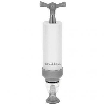 Bomba de Vacío Manual Quttin para Bolsas de Alimentos - Conservación Fresca y Almacenamiento Eficiente, 17,5 x 4,5 x 3,5 cm