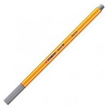 Rotulador Stabilo Point 88 Punta Fina 0.4 mm Gris Oscuro