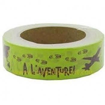 Cinta adhesiva verda - A l'aventura-