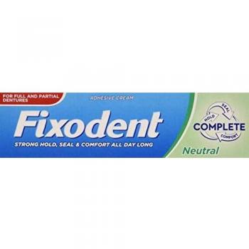 Fixodent - Crema Adhesiva para Dentaduras - Sabor Neutra