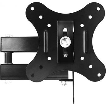 Soporte de Montaje en Pared Telescópico Giratorio Ajustable para TV LCD de 14-26 Pulgadas