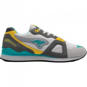 KangaROOS Future Runner Sneakers - Grey/Yellow/Blue