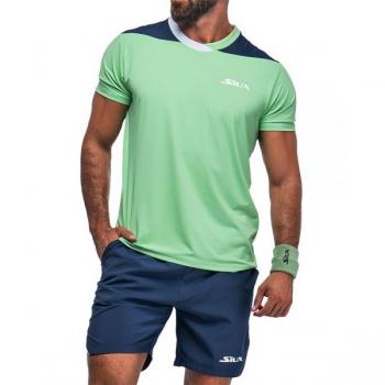 Camiseta de pádel mujer Siux Split Verde