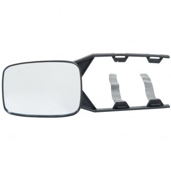 HOMCOM Juego de 2 Piezas Espejo Retrovisor Universal para Caravana Camión Remolque con Correa Ajustable Negro 35.5x11.5x6.5cm