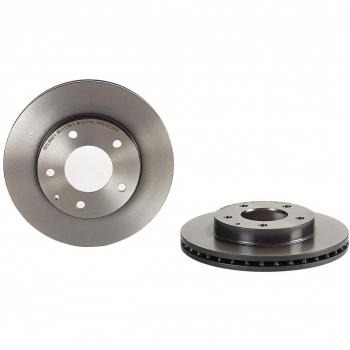 Brembo 09558411 Discos de Freno con Recubrimiento UV, Set de 2