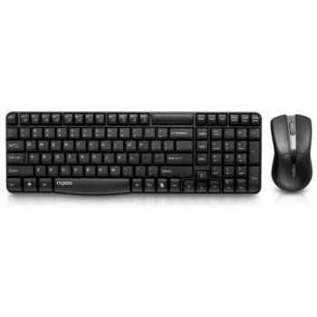 Rapoo X1800 - Teclado (RF inalámbrico, Oficina, QWERTZ, Alemán, USB, Batería)