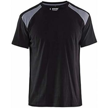 Blaklader Two-Tone Work T-Shirt Black/Grey Size L