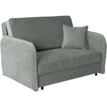 Sofá-cama Columbus 124 con caja de ropa de cama, dimensiones 85x127x98cm, muebles ya montados