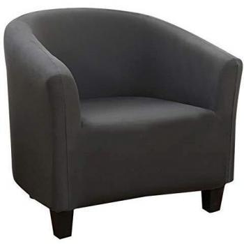 HIFUAR Funda de Sillón Chesterfield Elásticas Lavable Cubre Sofá de 1 Plaza Universal Antideslizantes Cubierta Protector de Muebles para Butaca,Sofá,Chester 1 Plaza,Color Gris