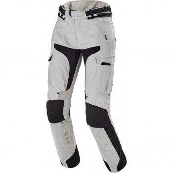 Pantalones de Moto Macna Novado Mujer Impermeables Negro-Blanco Gris (XS)