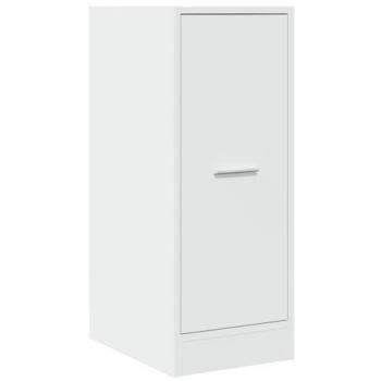 vidaXL White Apothecary Cabinet 30x41x77.5 cm Engineered Wood with Storage Drawer