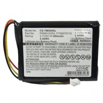 TomTom One XL Replacement Battery 800 mAh - Compatible with TomTom One, Edinburgh, and Regional Rider Models