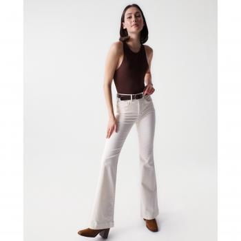 Vaquero campana de mujer Faith flare de tiro alto push in Salsa Jeans