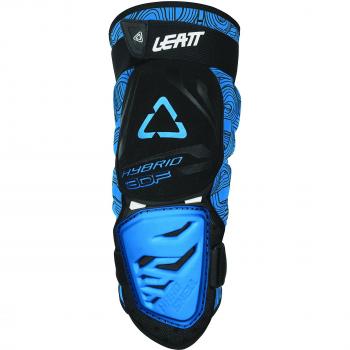 Leatt 3df Hybrid - Rodillera unisex, color negro y azul