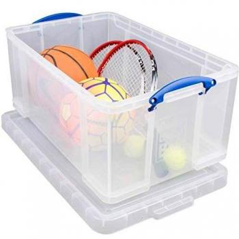 Really Useful Box 64 Litre Plastic Storage Box Clear