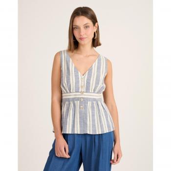 Camisa SM Hippie Naf Naf - Top de mujer sin mangas de rayas