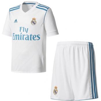 adidas Real Madrid Mini Kit Temporada 2017/2018, Niños, Blanco