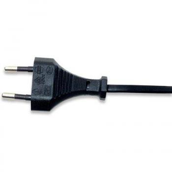 Cable de Alimentación Manhattan Euro 8 (CEE 7/16) 1.80 m Negro