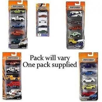 Matchbox City 5 Car Pack (Pack may vary)