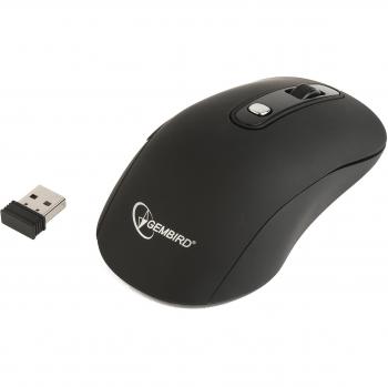 Gembird MUSW-106 RF - Ratón inalámbrico óptico 1600DPI Mano Derecha, Multicolor