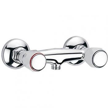 Clever 97934 Grifo de Ducha Bimando With2 sin Accesorios Guayama, Urban, Cromado