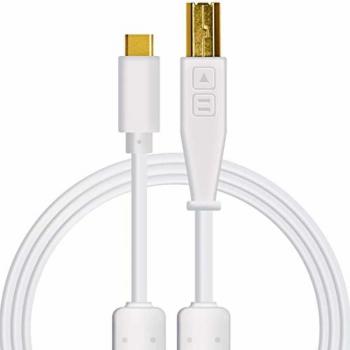 DJTechTools USB-C Chroma Cable White 1.5m (USB 3.0) for DJs