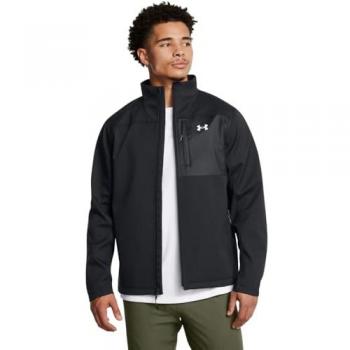 Chaqueta Softshell Storm ColdGear Infrared Shield 2.0 para Hombre - Negro/Blanco, Talla Mediana