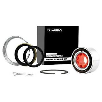 Kit de Cojinetes de Rueda RIDEX 654W0164 para Eje Delantero - Compatible con Toyota Corolla (_E10_ y _E11_), Diámetro Exterior 72mm, Ambos Lados