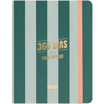 Agenda Mr. Wonderful 2024 Semanal/Vista - Office 366 Días Dan para Mucho - Anual, Tamaño 15x2x22 cm