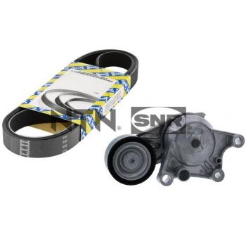 SNR Juego de correas auxiliares poli V para CITROËN: C4, Berlingo, C3, C4 Picasso, C4 Cactus, C-Elysée, C3 Aircross, C3 Picasso (Ref