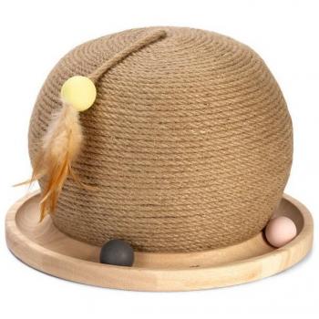 Designed by Lotte Bola rascadora de madera con pista de bolas - 29,5 x 22 cm (diám. x Al)