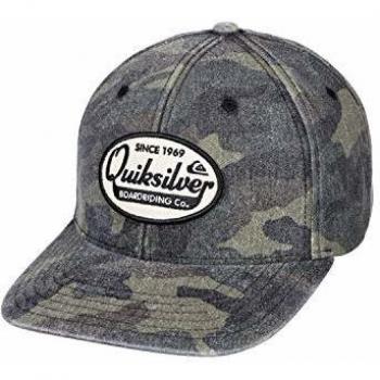 Quiksilver - Gorra con Ajuste Posterior a Presión - Hombre - One Size - Verde