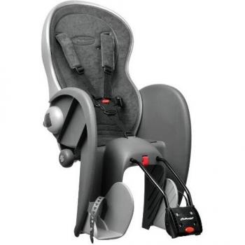Polisport Fahrrad-Kindersitz  Portabebé, Infantil, Gris, Talla única