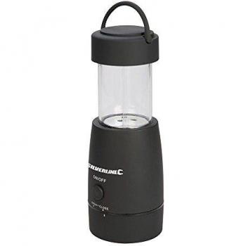 Silverline 222484 - Lampara LED plegable para camping