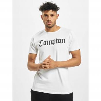 Mister Tee Compton Streetwear T-Shirt, White, Size S